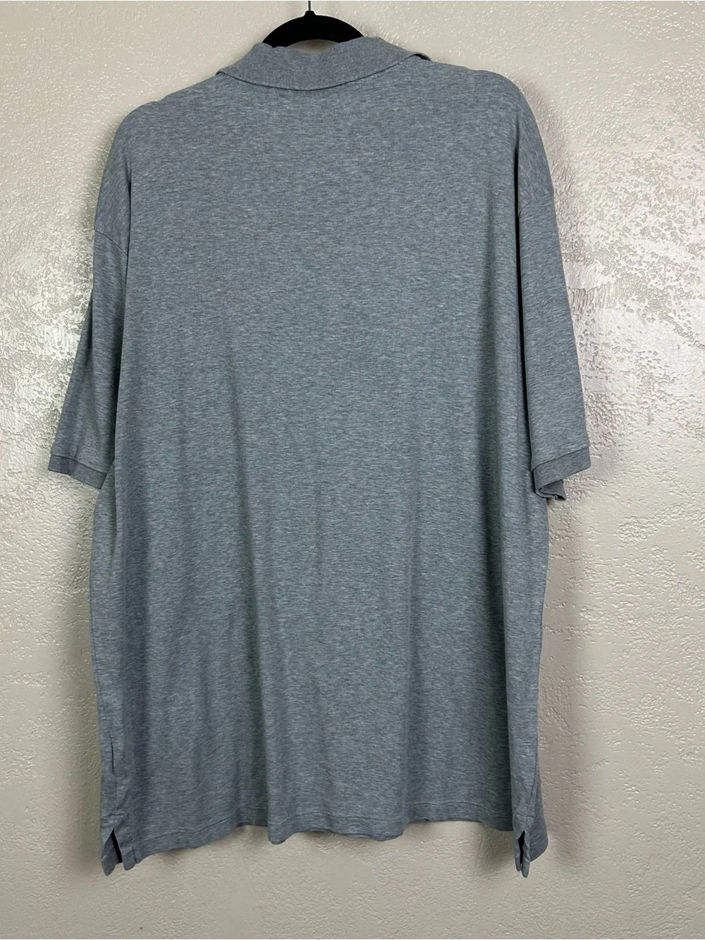 Ralph Lauren Men's Heather Gray Polo Shirt with Embroidered Pony